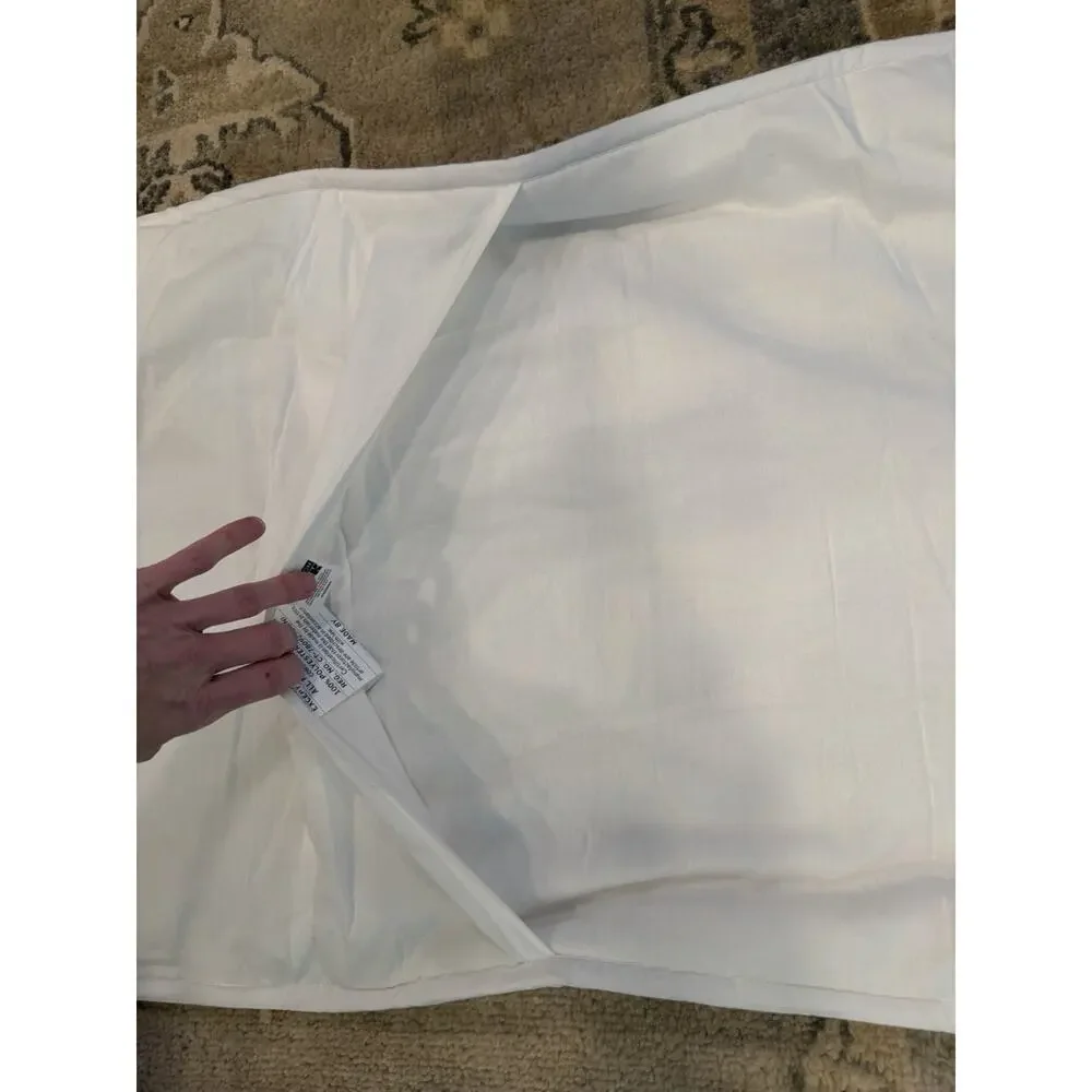 Nordstrom White Quilt Pillow Sham King Cotton King